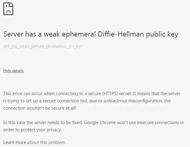 Comment réparer l'erreur de connexion SSL dans Google Chrome