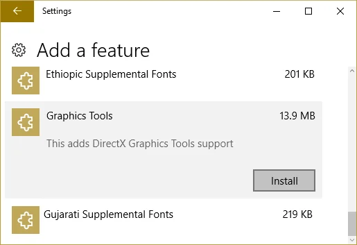 Cara Memasang atau Menghapus Alat Grafik di Windows 10
