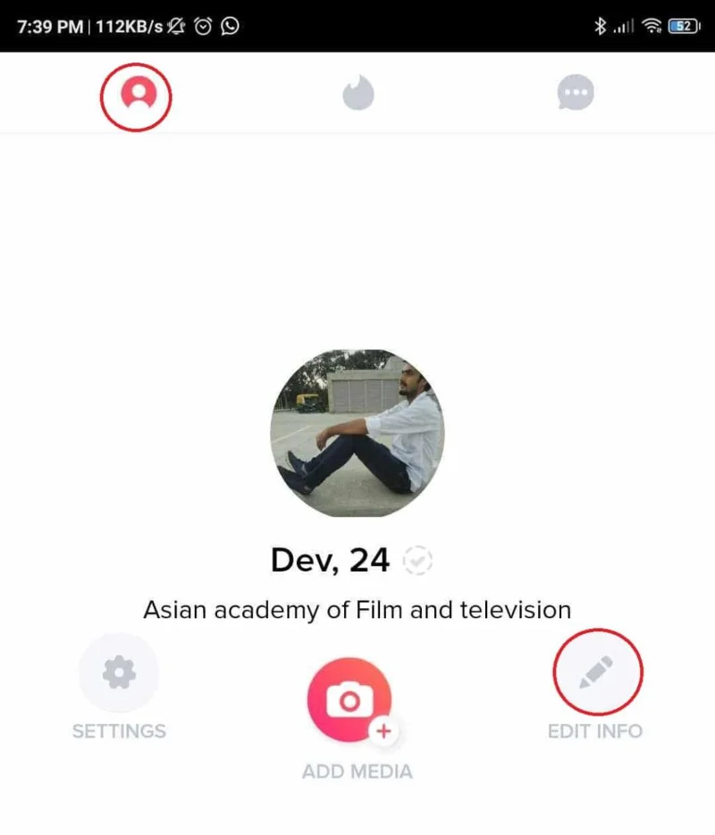 Hoe verander je je naam of geslacht op Tinder?