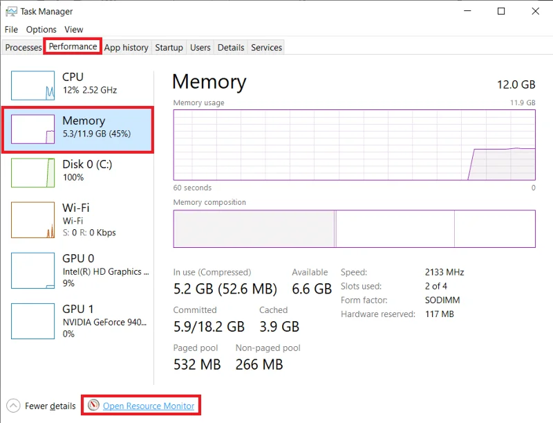 Windows 10コンピューターのRAMを解放するにはどうすればよいですか？