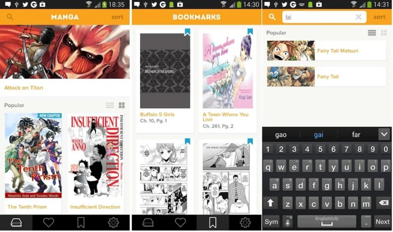 Las 14 mejores aplicaciones de Manga Reader para Android