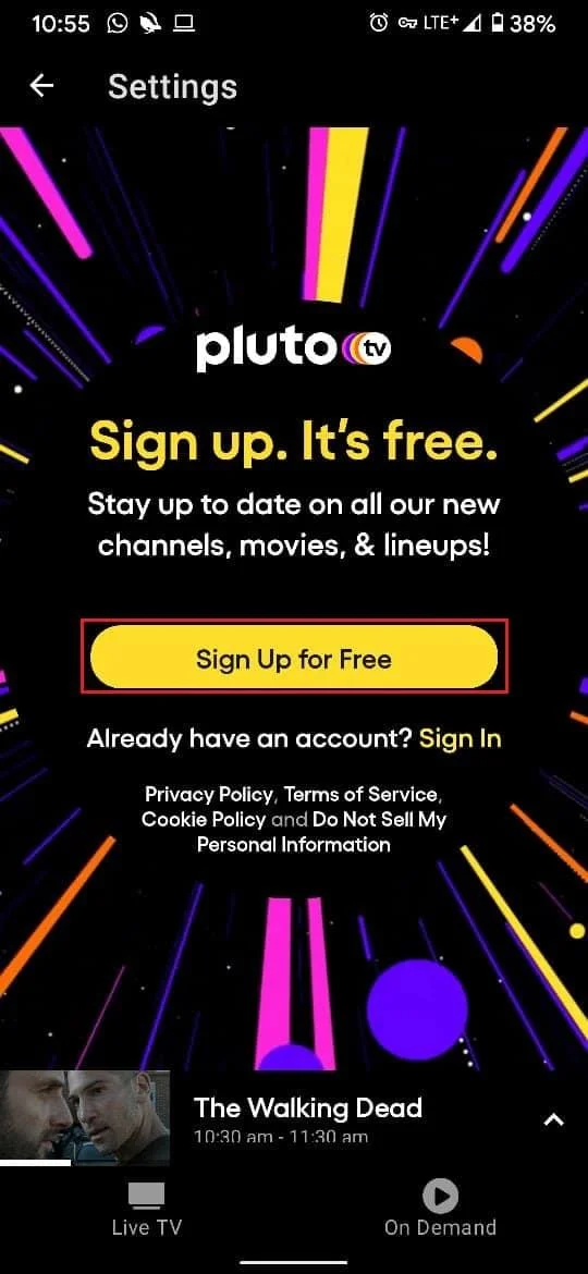 如何激活 Pluto TV