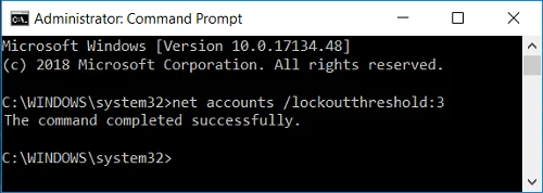 Beperk het aantal mislukte inlogpogingen in Windows 10