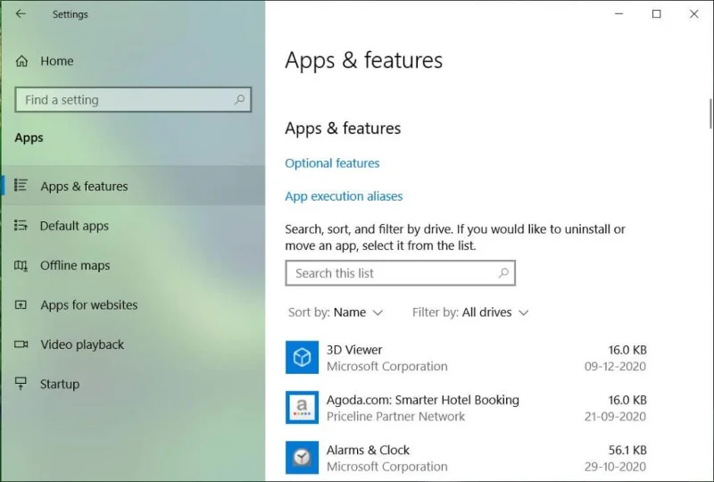 Cara Mengalihkan Apl Windows 10 ke Pemacu Lain