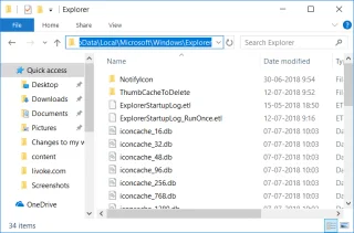 Stop Windows 10 met automatisch verwijderen van miniatuurcache