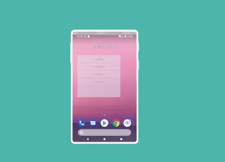 Solucionar el problema de carga del widget en Android