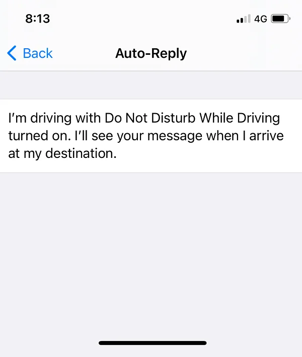 iPhoneでテキストに自動返信する方法