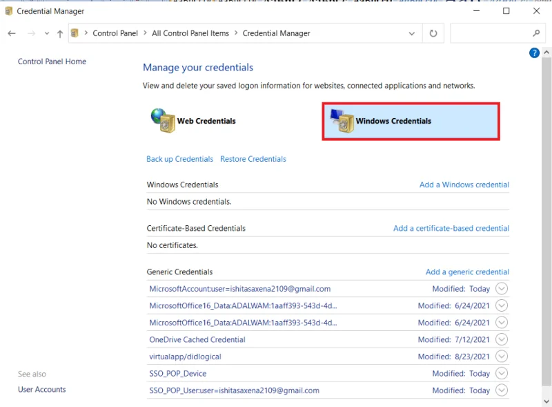 Fix Outlook-wachtwoordprompt verschijnt opnieuw