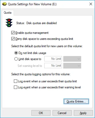 Cara Mengatur Batas Kuota Disk dan Tingkat Peringatan di Windows 10