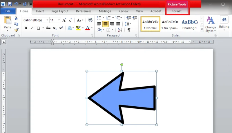 Cara Memutar Gambar atau Gambar di Word