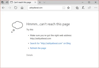 Hmm, we kunnen deze paginafout niet bereiken in Microsoft Edge [OPGELOST]