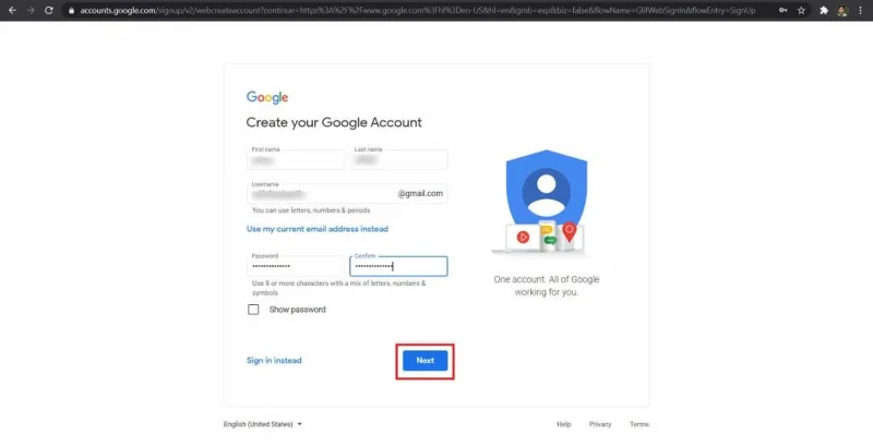 Een Gmail-account maken zonder telefoonnummerverificatie