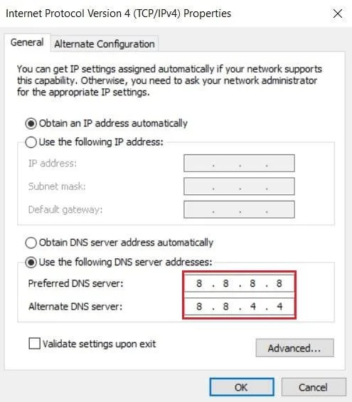 NET::ERR_CONNECTION_REFUSED repareren in Chrome