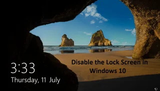 Schakel het vergrendelscherm uit in Windows 10 [GIDS]