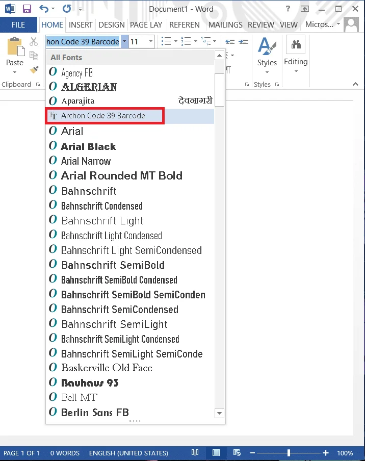 كيفية إنشاء رمز شريطي باستخدام Microsoft Word