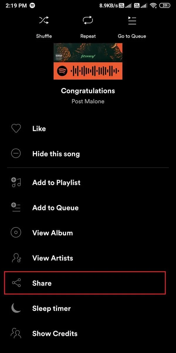 Comment envoyer de la musique sur Facebook Messenger
