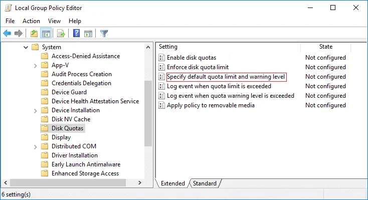Cara Mengatur Batas Kuota Disk dan Tingkat Peringatan di Windows 10