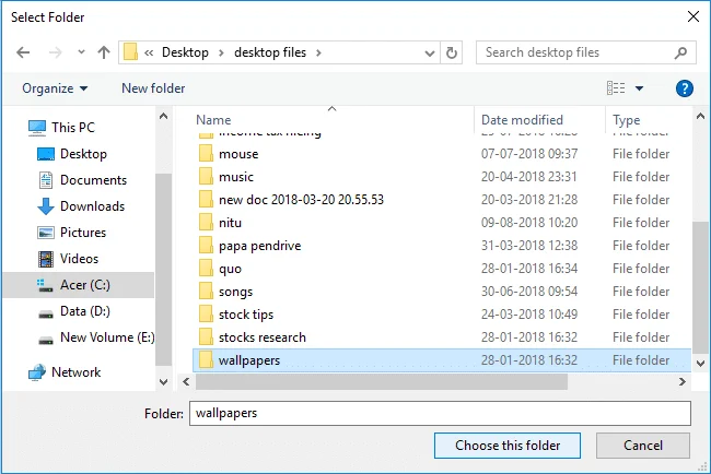 كيفية تغيير خلفية سطح المكتب في نظام التشغيل Windows 10
