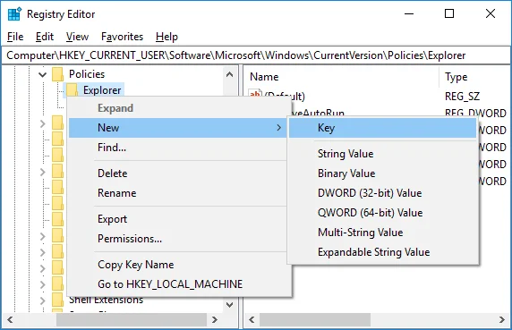 Verberg items in het Configuratiescherm in Windows 10