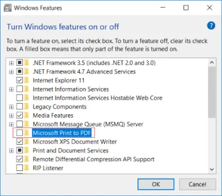 [OPGELOST] Microsoft Afdrukken naar PDF werkt niet