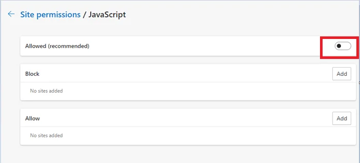 Cómo habilitar o deshabilitar JavaScript en su navegador