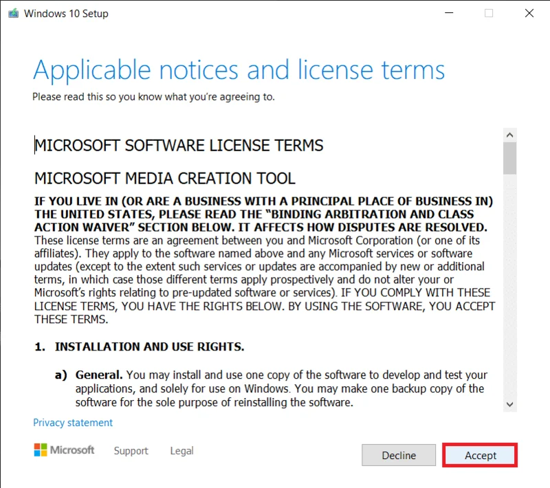 如何使用媒體創建工具創建 Windows 10 安裝媒體
