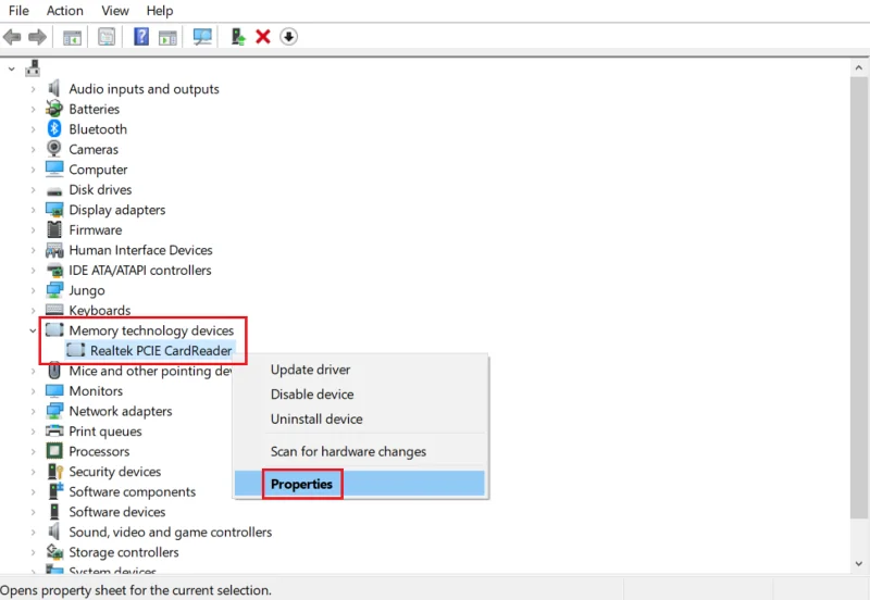 Fix Windows 10 Realtek-kaartlezer werkt niet