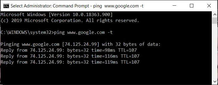 Een DDoS-aanval op een website uitvoeren met CMD