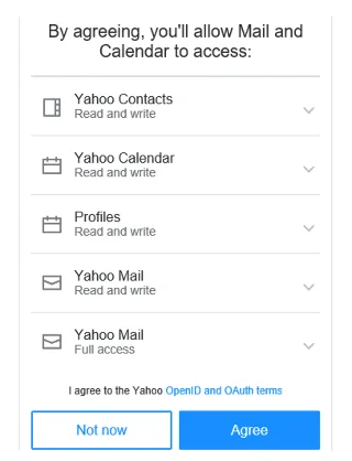 Windows10メールアプリでYahooメールアカウントを設定する