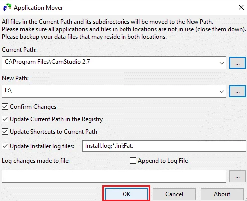 Geïnstalleerde programma's naar een andere schijf verplaatsen in Windows 10