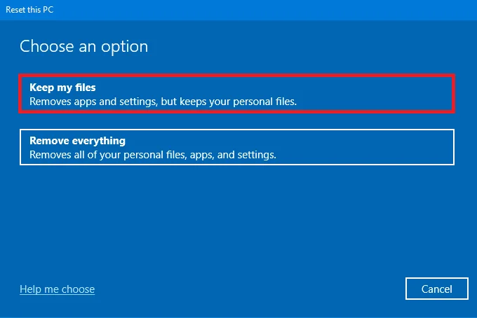 修復 Windows 10 藍屏錯誤