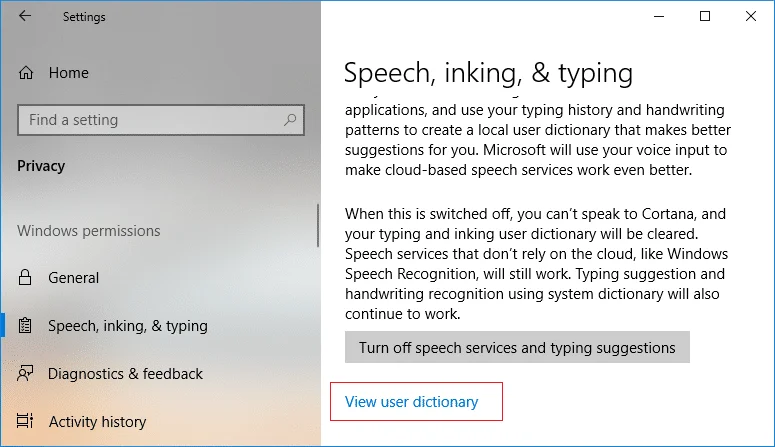 Tambah atau Hapus Kata di Kamus Pengecekan Ejaan di Windows 10
