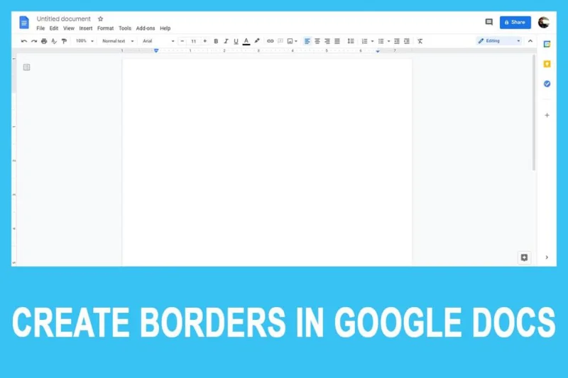 4 Cara Membuat Perbatasan di Google Documents