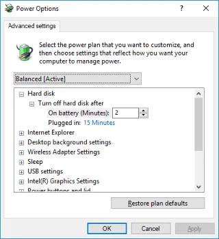 Cara Mencegah Hard Disk dari Tidur di Windows 10