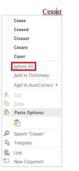 如何禁用 Microsoft Word 拼寫檢查器 如何禁用 Microsoft Word 拼寫檢查器