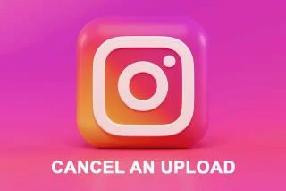 Een upload op de Instagram-app annuleren