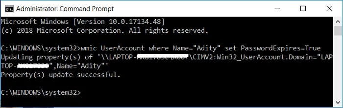 在 Windows 10 中啟用或禁用密碼過期
