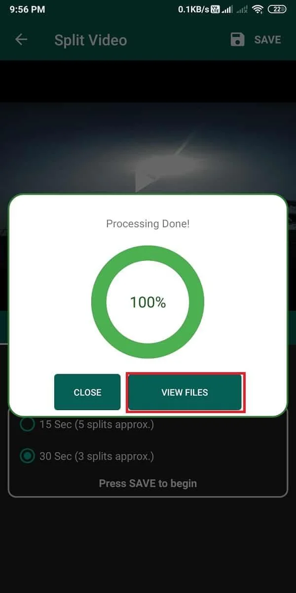 Whatsappステータスで長いビデオを投稿またはアップロードする方法は？