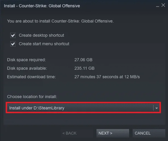 Di manakah Permainan Steam Dipasang?