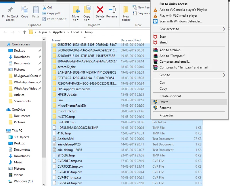 امسح كل ذاكرة التخزين المؤقت في نظام التشغيل Windows 10 بسرعة [الدليل النهائي]
