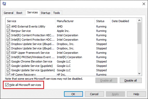 Windows10でクリーンブートを実行する