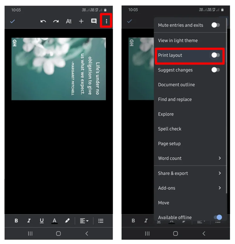 Googleドキュメントで画像を回転させる4つの方法