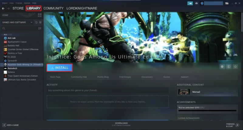 Di manakah Permainan Steam Dipasang?
