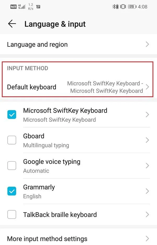 如何更改 Android 手機上的默認鍵盤