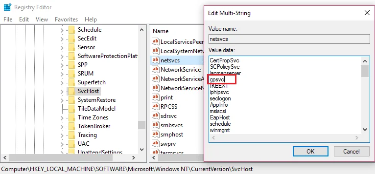 Fix Windows kon geen verbinding maken met de Group Policy Client-service