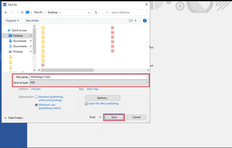 Bagaimana untuk Mengeksport Sembang WhatsApp sebagai PDF