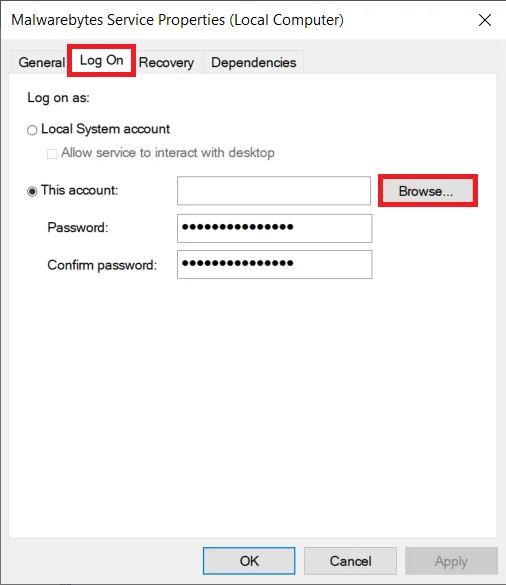 Malwarebytesがサービスに接続できないというエラーを修正