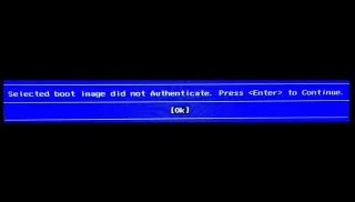 [OPGELOST] Geselecteerde opstartimage heeft de fout niet geverifieerd