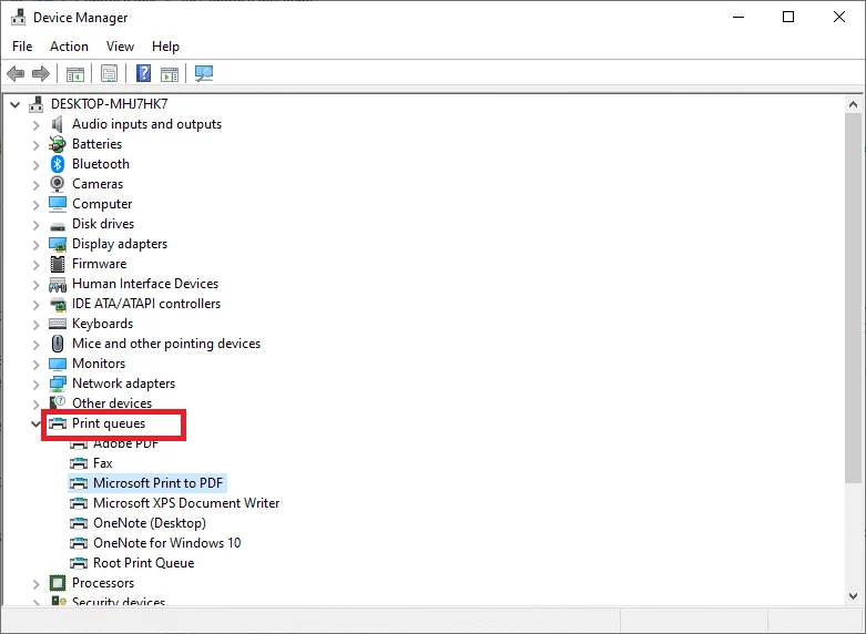 Hoe de printer te repareren die niet reageert in Windows 10