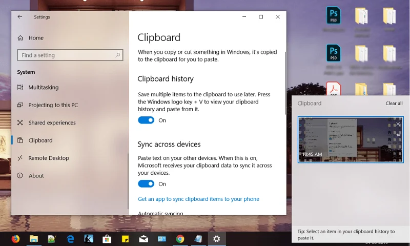 Bagaimana Untuk Menggunakan Papan Klip Baharu Windows 10?